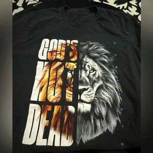 Gods Not Dead Newsboys Black Short Sleeve T-shirt Unisex XLarge